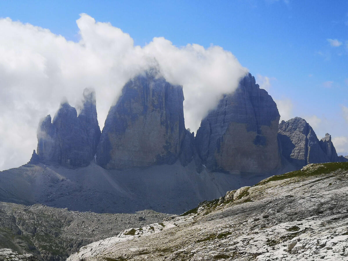 Drei Zinnen - Tre Cime, smoky and sommerlich