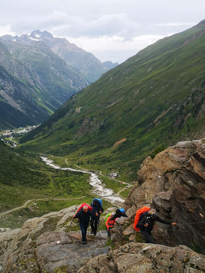 From Pitztal hoch zur Braunschweiger Hütte